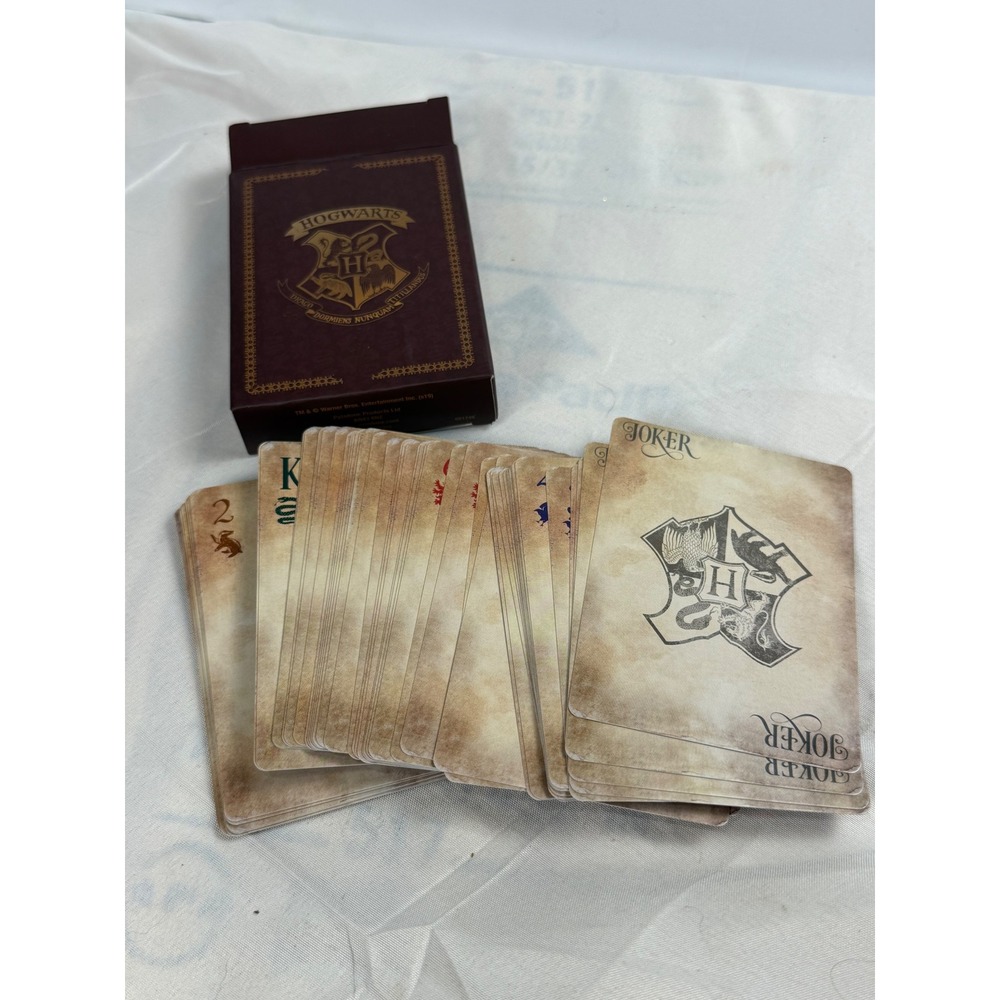 Harry Potter Hogwarts Playing Cards Paladone House Suits Vintage Style Set